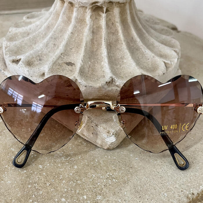 Cut glass Sunglasses-Double Tea